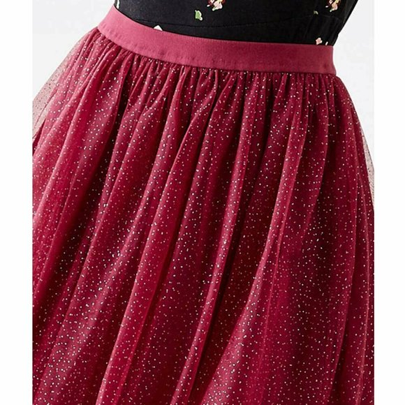 Matilda Jane Red A-Line Skirt - Picture 2 of 5